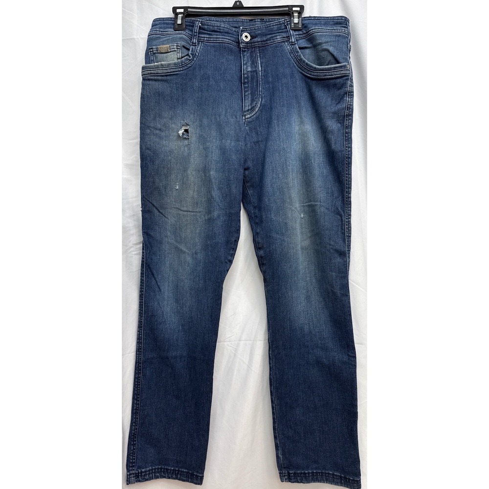 Kuhl Klassik Fit Jeans 38x34 Mens Straight Blue Stretch READ DESCRIPTION